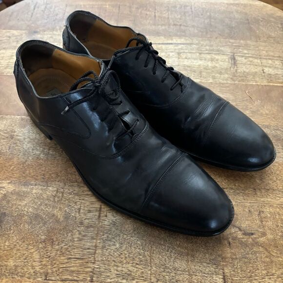 Vintage Johnston & Murphy Cap Toe lace oxfords 12 M - Picture 5 of 9